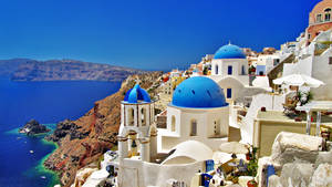 Santorini Photography Wallpaper