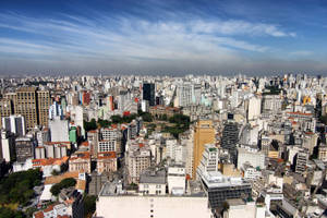 Sao Paulo Brazil Cityscape Daylight Wallpaper