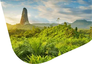 Sao Tome And Principe Edited Wallpaper
