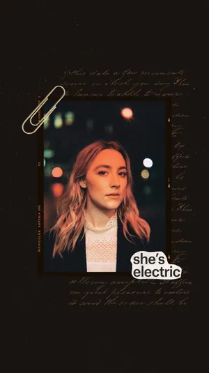 Saoirse Ronan Blonde Hair Wallpaper