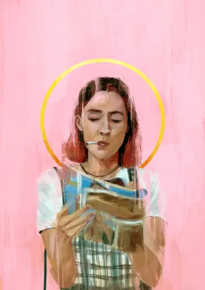 Saoirse Ronan Lady Bird Poster Wallpaper