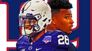 Saquon Barkley Digital Art Desktop Wallpaper