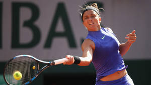 Sara Errani Playing Tennis Wallpaper