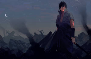 Sasuke Uchiha 4k After A Battle Wallpaper