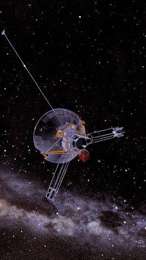 Satellite Space Background Wallpaper