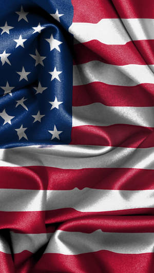 Satin Flag Of America Iphone Wallpaper