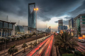 Saudi Arabia's Center Point Tower Wallpaper