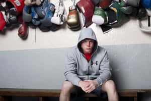 Saul Canelo Alvarez In Action Wallpaper