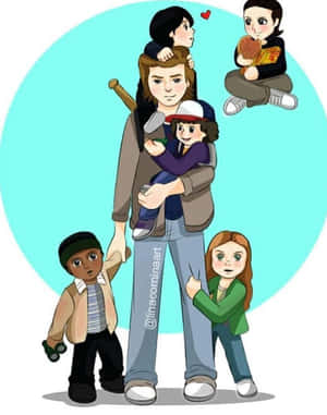 Saumya And Max, The Two Best Friends Of Stranger Things Girly Series Wallpaper