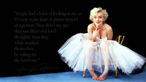 Savage Marilyn Monroe Quotes Wallpaper