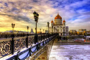 Saviour Cathedral In St. Petersburg Wallpaper