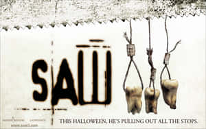 Saw Hanging Teeth Wallpaper