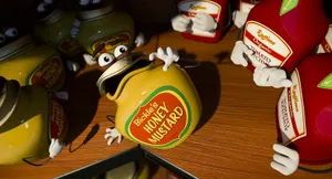 Scared Honey Mustard Sausage Party Wallpaper