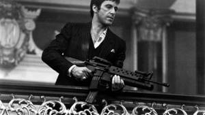 Scarface Machine Gun Wallpaper