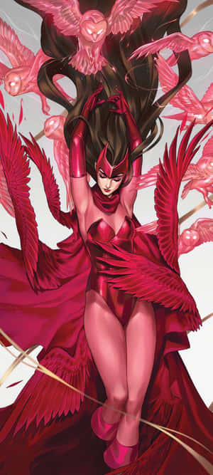 Scarlet Witch Majestic Power Wallpaper