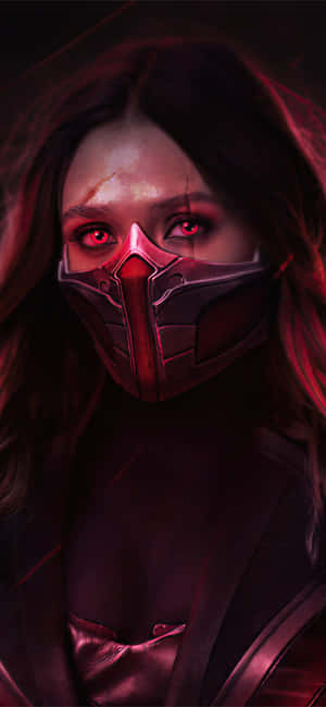 Scarlet Witch Masked Vigilance Wallpaper