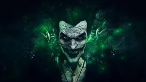Scary Intense Dangerous Joker Visualizer Wallpaper