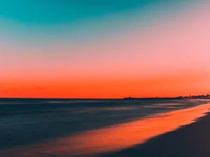 Scenic Seashore Clean 4k Wallpaper
