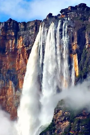 Scenic View Of Angel Falls Wallpaper