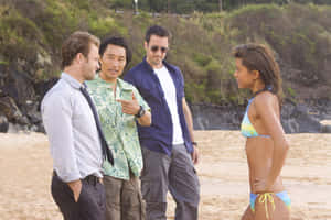 Scott Caan In A Dramatic Scene From Hawaii Five-0 Wallpaper