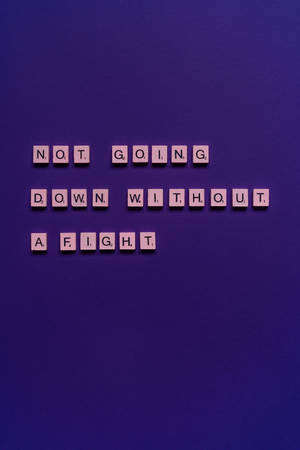 Scrabble Tiles Dark Purple Iphone Wallpaper