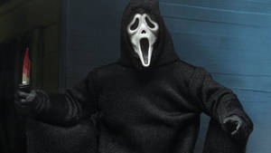 Scream Ghostface Bloody Knife Wallpaper