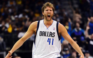 Screaming Dirk Nowitzki Wallpaper