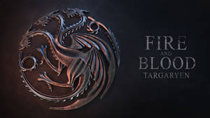 Sculptured Steel House Targaryen Wallpaper