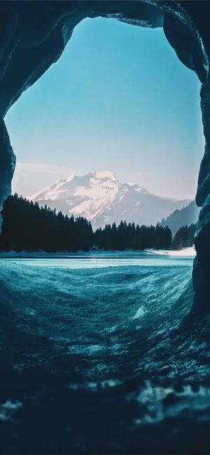 Sea Cave Aesthetic Iphone 11 Wallpaper