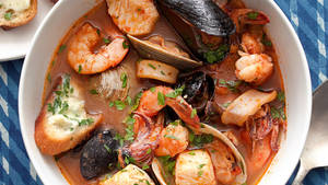 Seafood Cioppino Stew Wallpaper