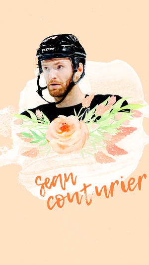 Sean Couturier In Action - Magnificent Poster Shot Wallpaper