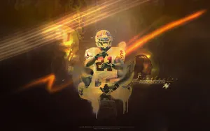 Sean Taylor Washington Redskins Fanart Lightning Wallpaper