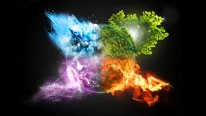 Seasons In Art Wallpaper