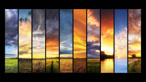 Seasons In Collage Wallpaper