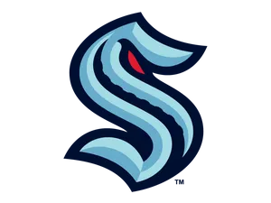 Seattle Kraken Logo With Red Eyes Wallpaper