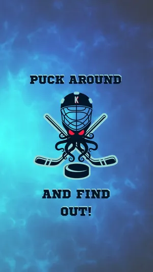 Seattle Kraken Stylized Logo Wallpaper