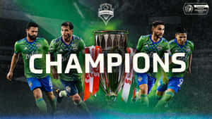 Seattle Sounders Fc Cascadia Cup Champions Wallpaper