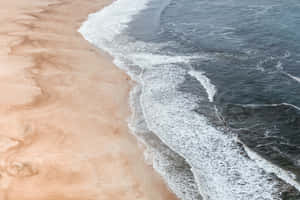 Seawater In Coast Wallpaper