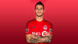 Sebastian Giovinco In Action, Toronto Fc's No.10 Star Player Wallpaper