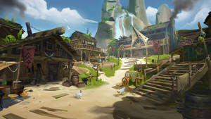 Seek Adventure And Plunder In The Seas Of Thieves Wallpaper