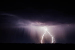 Selective Focus Photo Storm Lightning Wallpaper