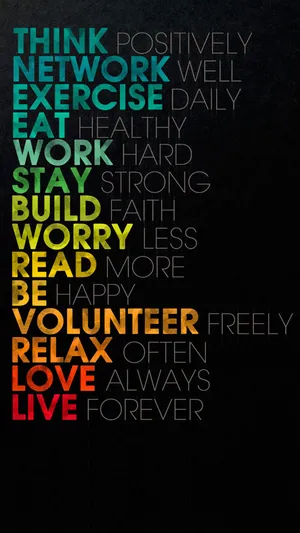 Self Mantra Encouraging Quotes Wallpaper