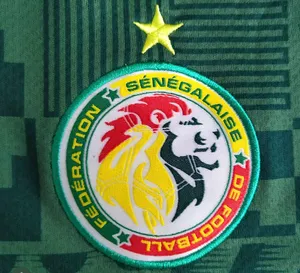 Senegal National Football Team Jersey Patch Wallpaper