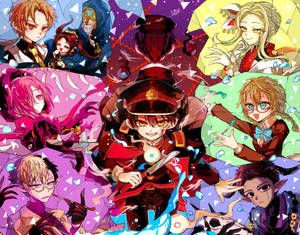 Sensational Hanako Kun Desktop Characters Wallpaper