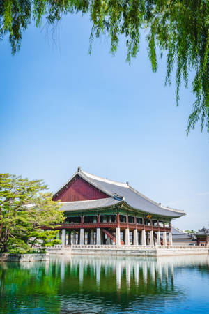 Seoul Gyeonghoeru Pavilion Wallpaper