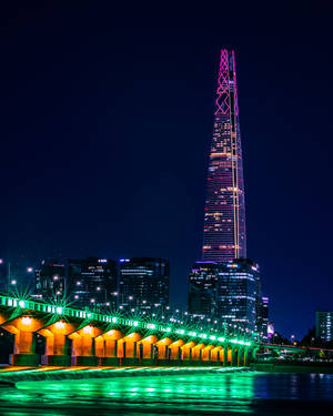 Seoul Lotte World Tower Wallpaper