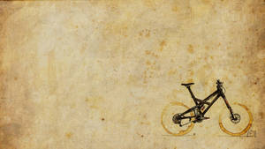 Sepia Bicycle Art Wallpaper