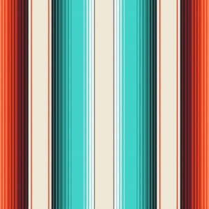 Serape With Cyan Stripes Wallpaper