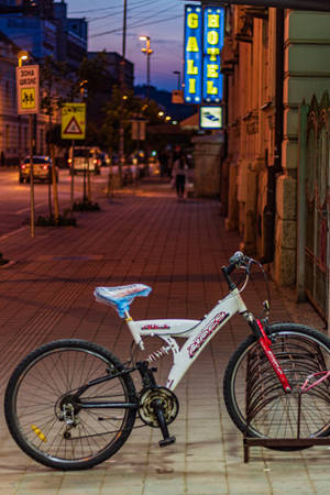 Serbia Night Streets Wallpaper