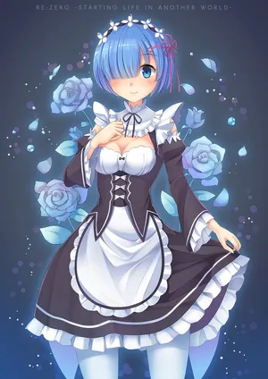 Serene Beauty - Blue Flower Iphone Wallpaper Wallpaper